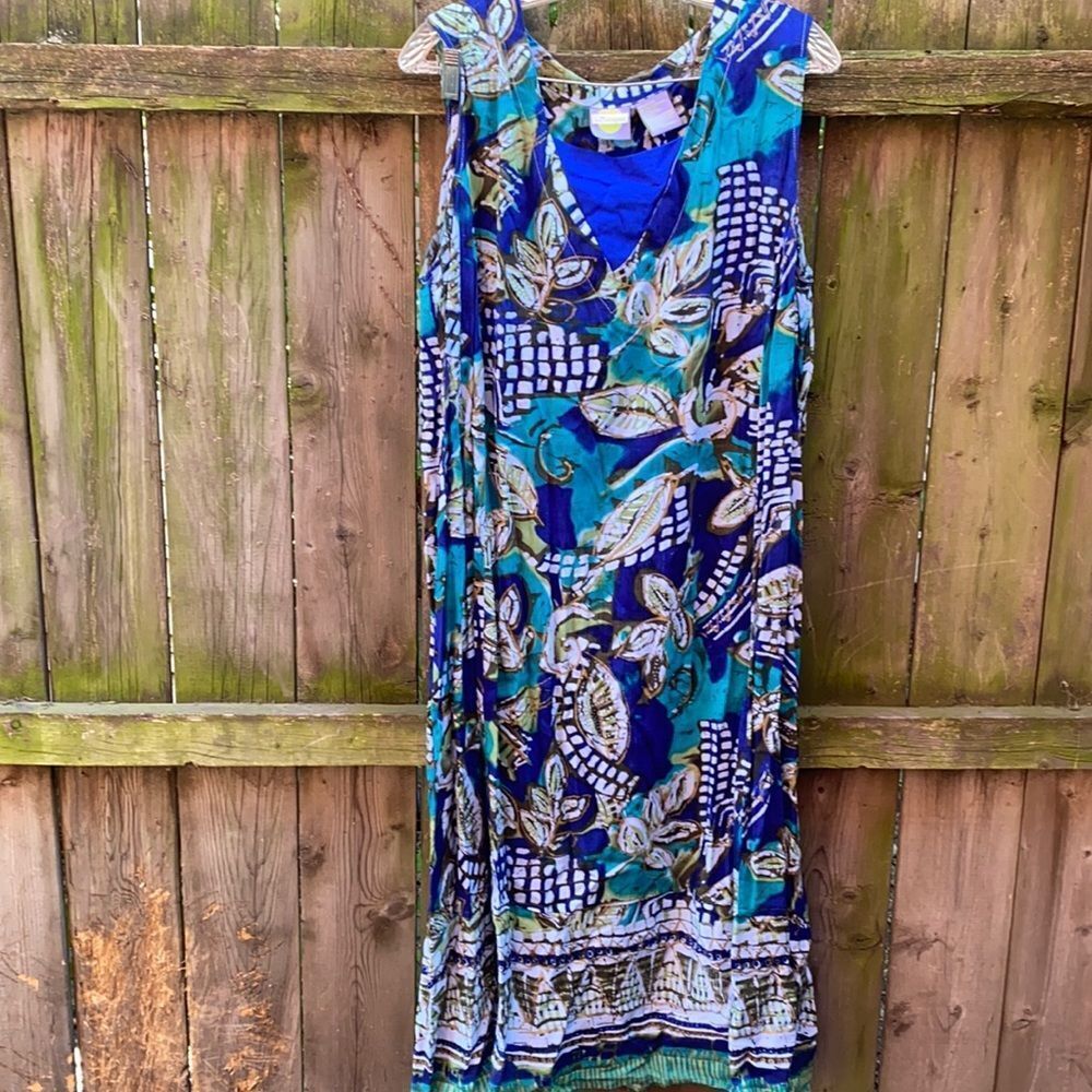 Rayon dress and blazer sz. 1X